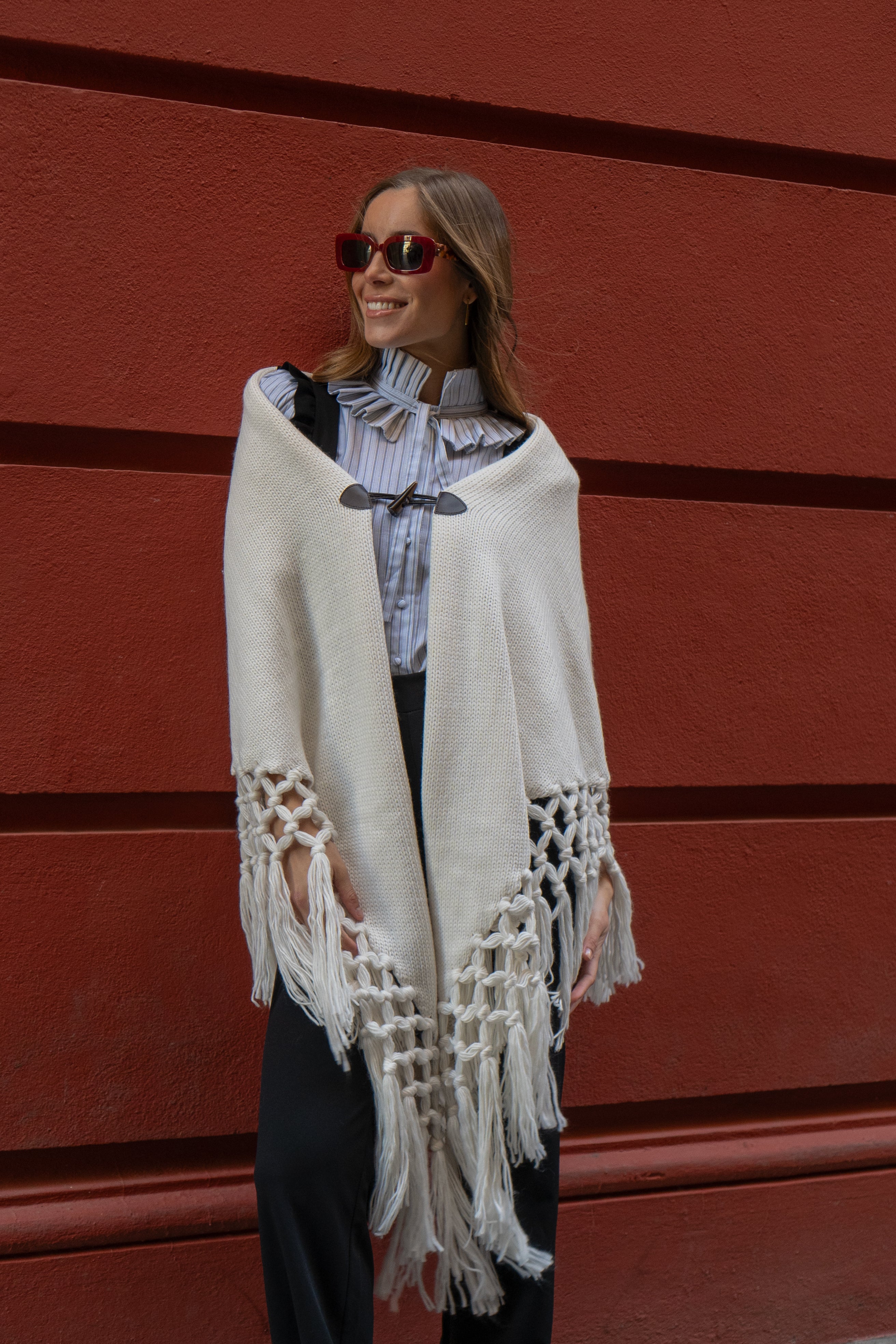 Striped Grey Blouse