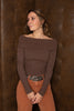 Jersey Bardot Violette