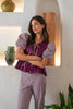 Total Look Vichy Aubergine (blouse)