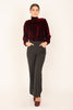 Blusa Velvet Burdeos