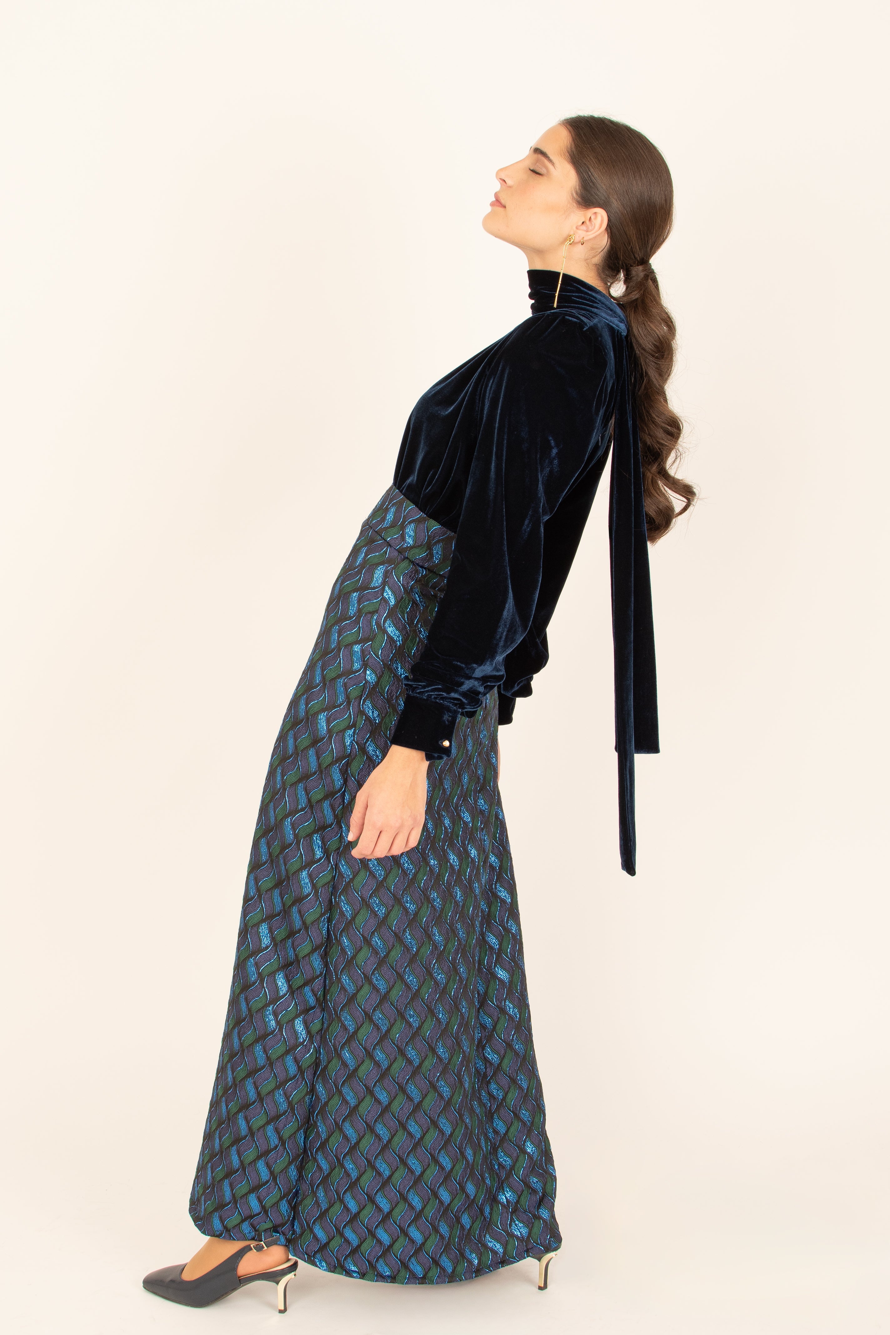 Blusa Velvet Marine