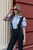 Striped Grey Blouse