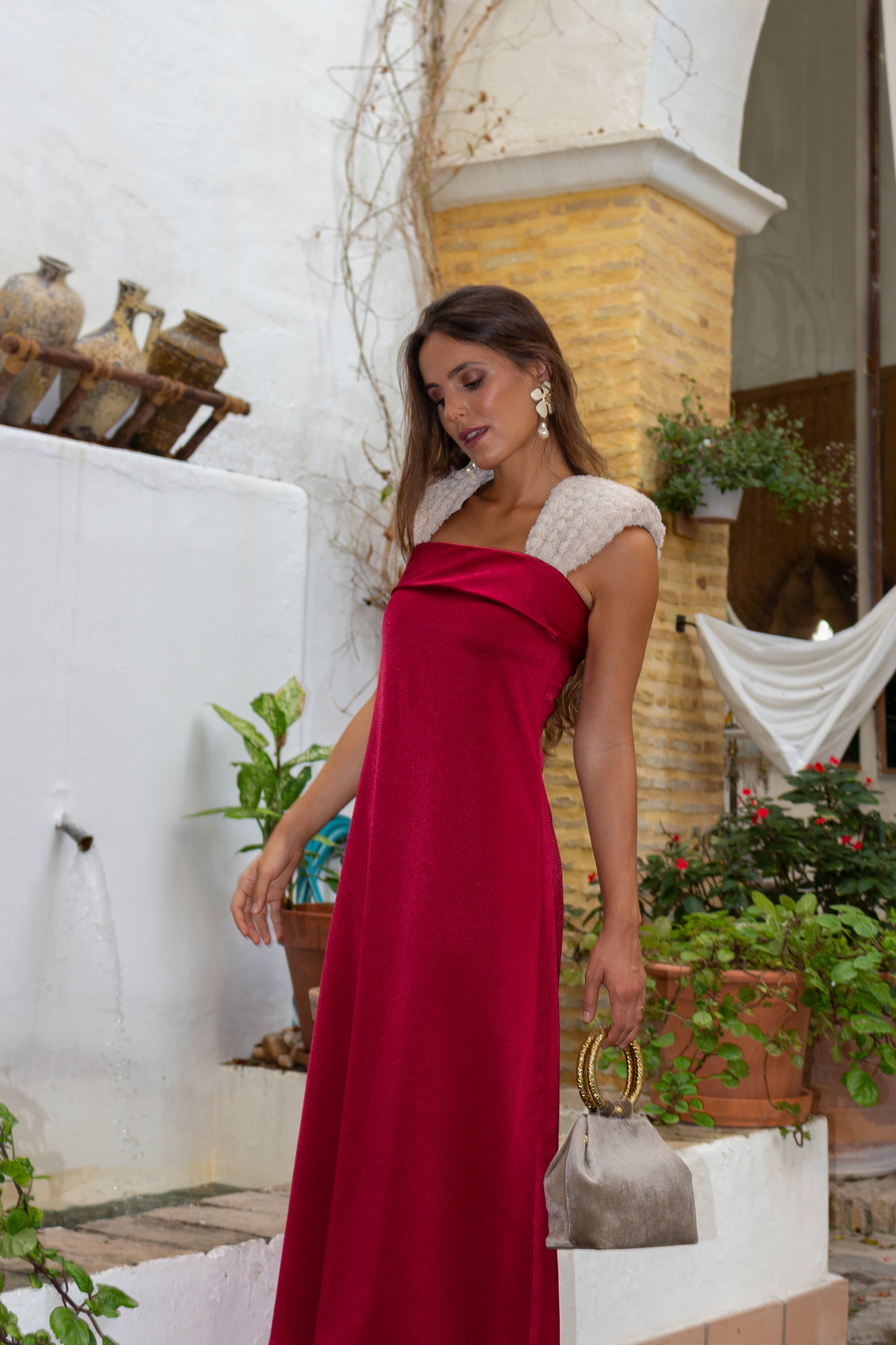 Robe Avril Bordeaux