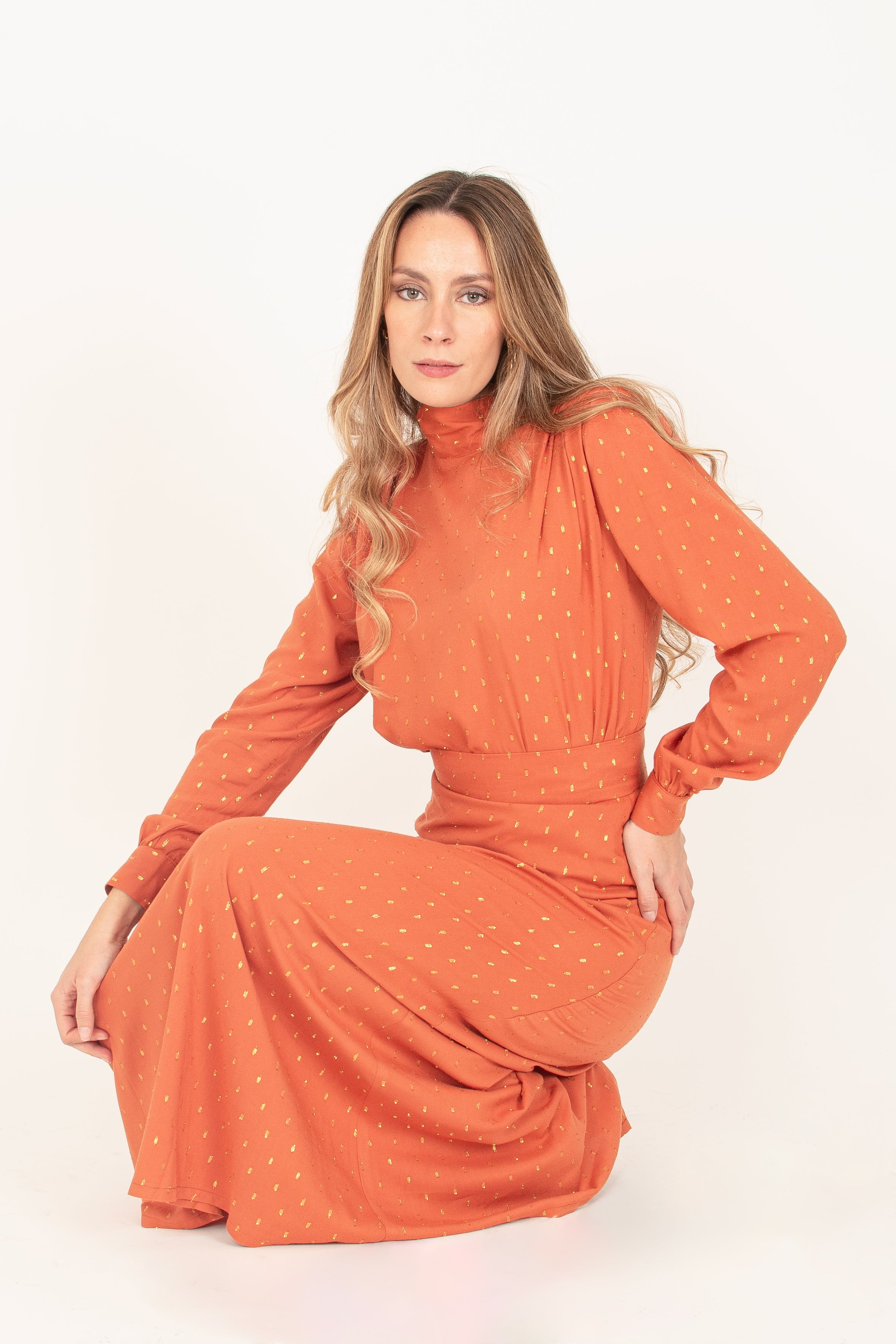 Blusa Gleam Terracota