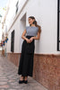 Vestido Cutout Linen Vichy