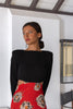 Cercle Black Earrings