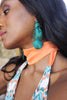 Boucles d'oreilles indigo