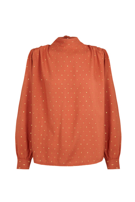 Blusa Gleam Terracota