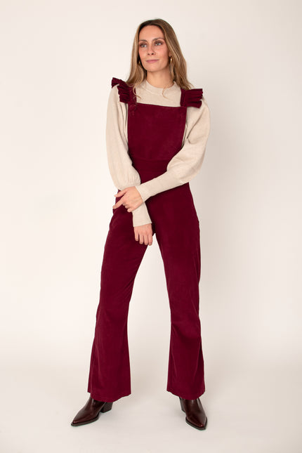 Executive Corduroy Burdeos