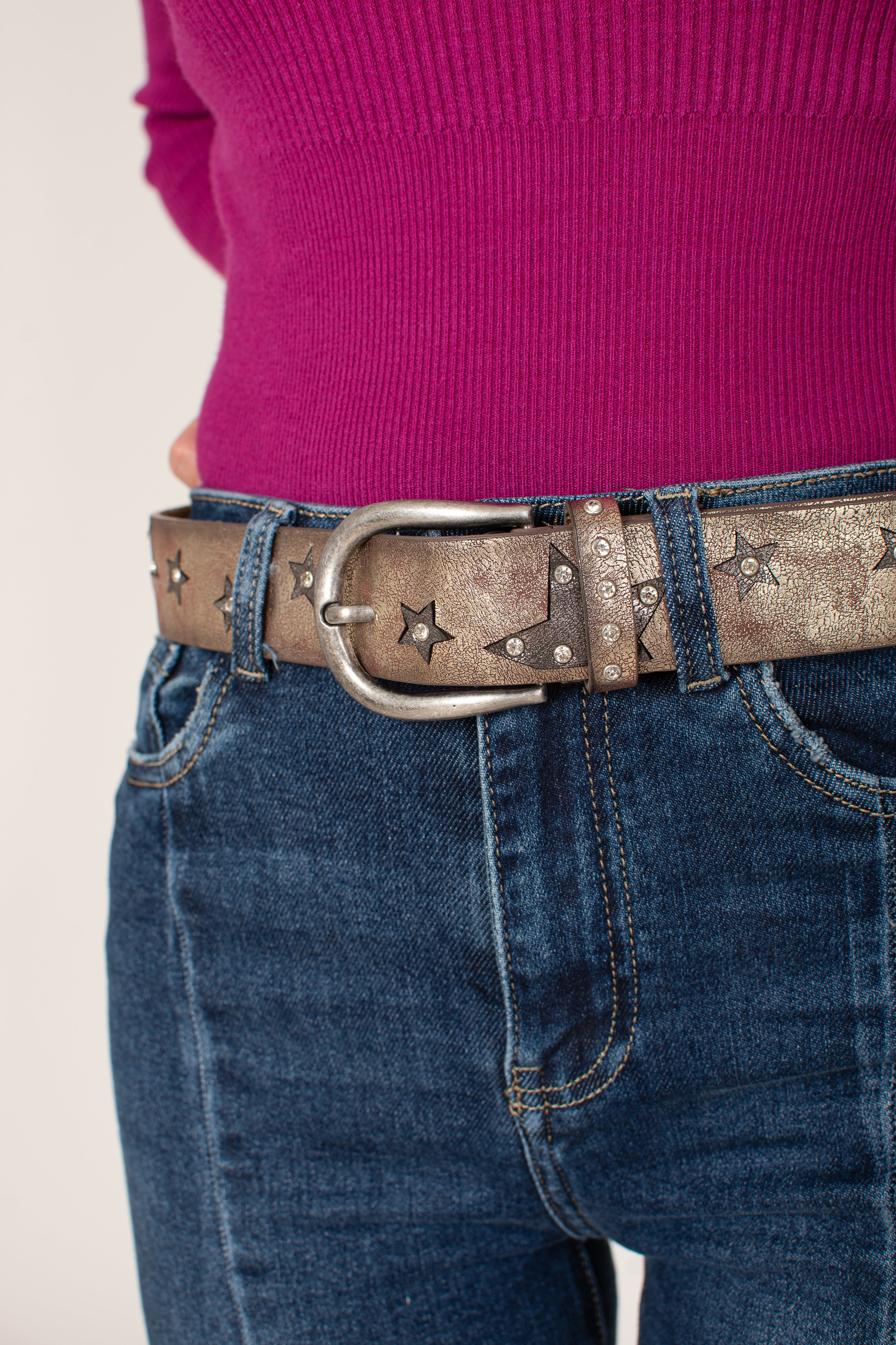 Ceinture Cosmos en cuir 