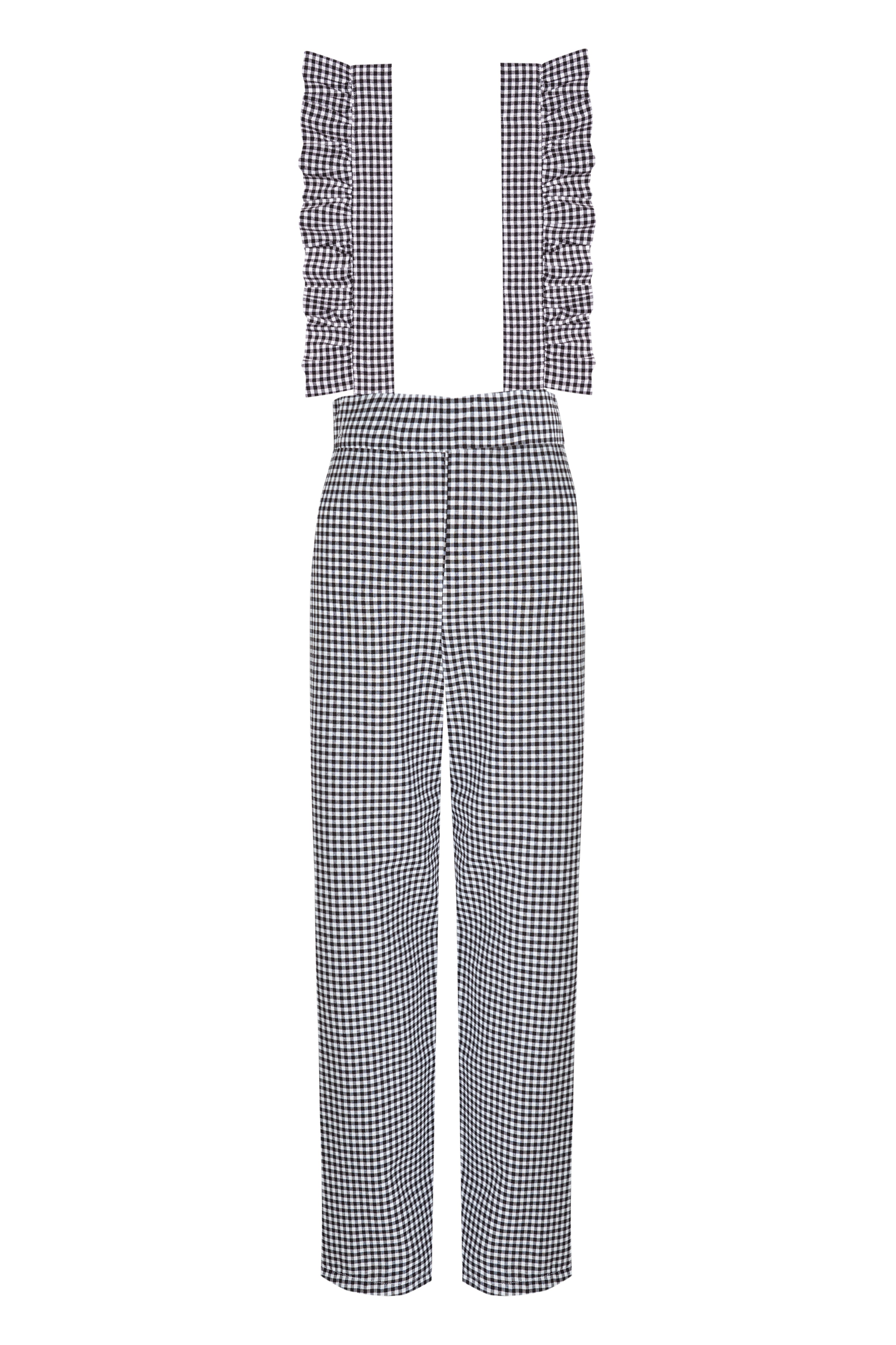 Salopette Vichy Noir 