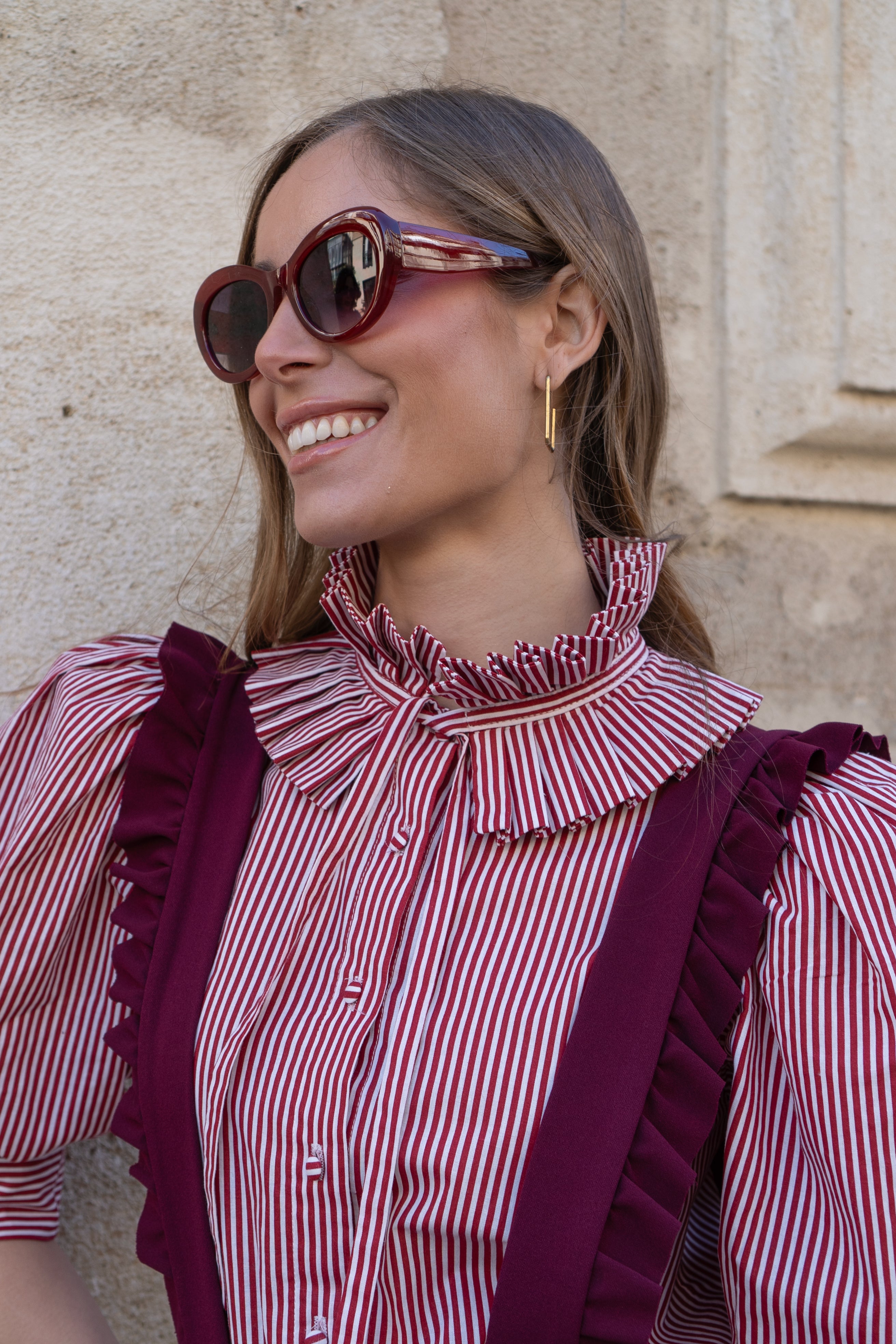Striped Lisbon blouse