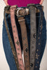 Ceinture Cosmos en cuir 