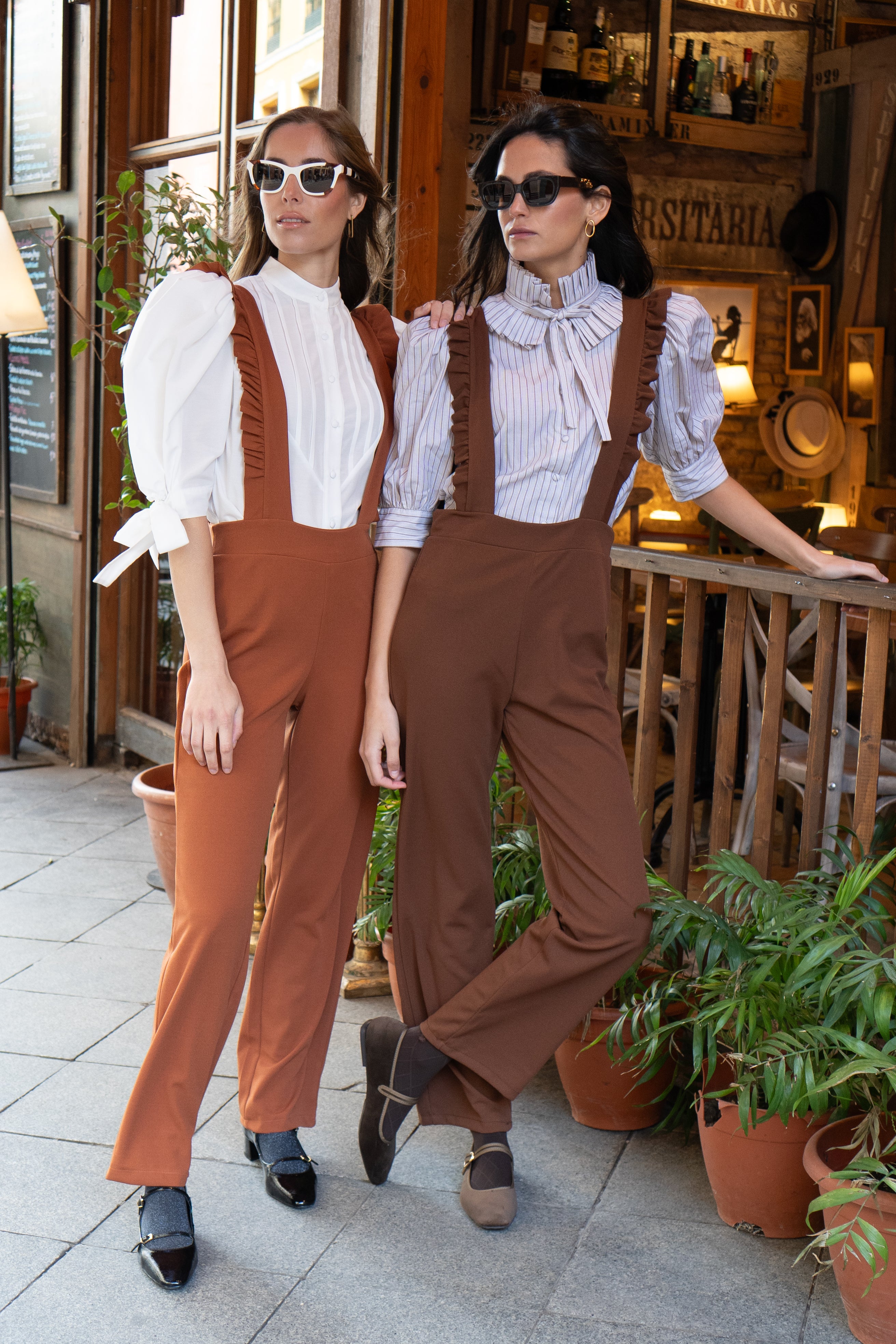 Striped Chocolat Blouse