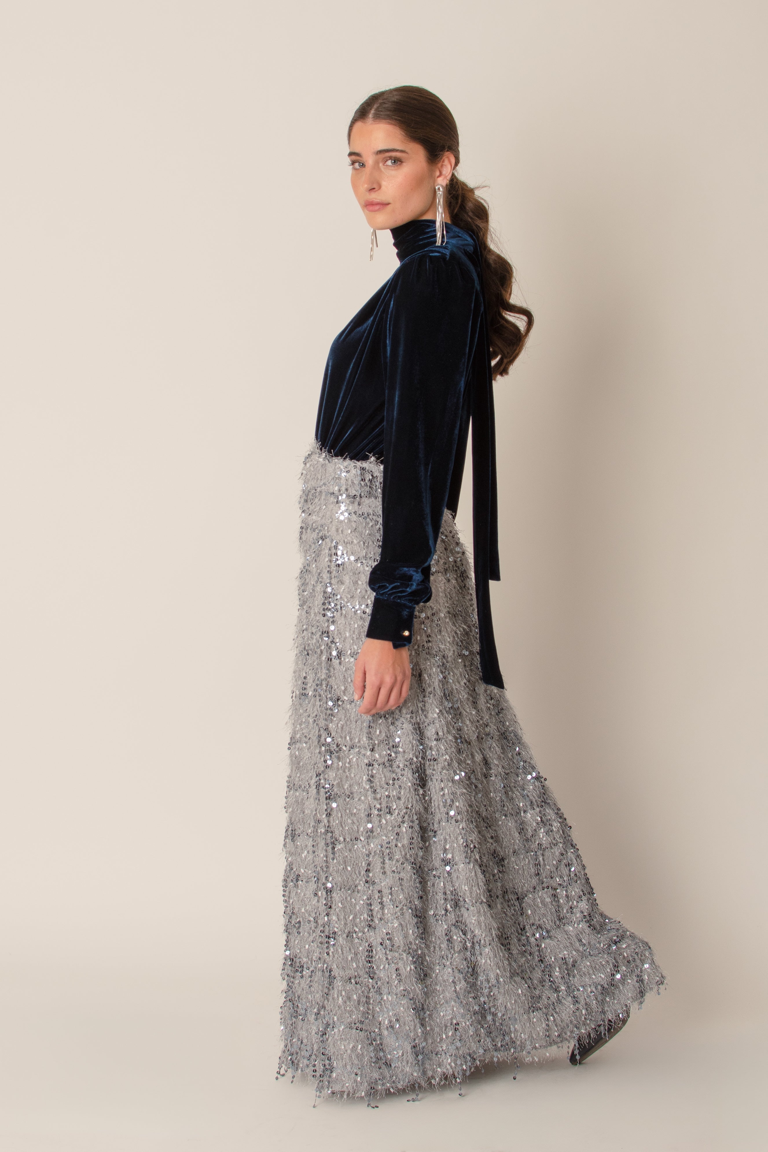 Velvet Marine Blouse