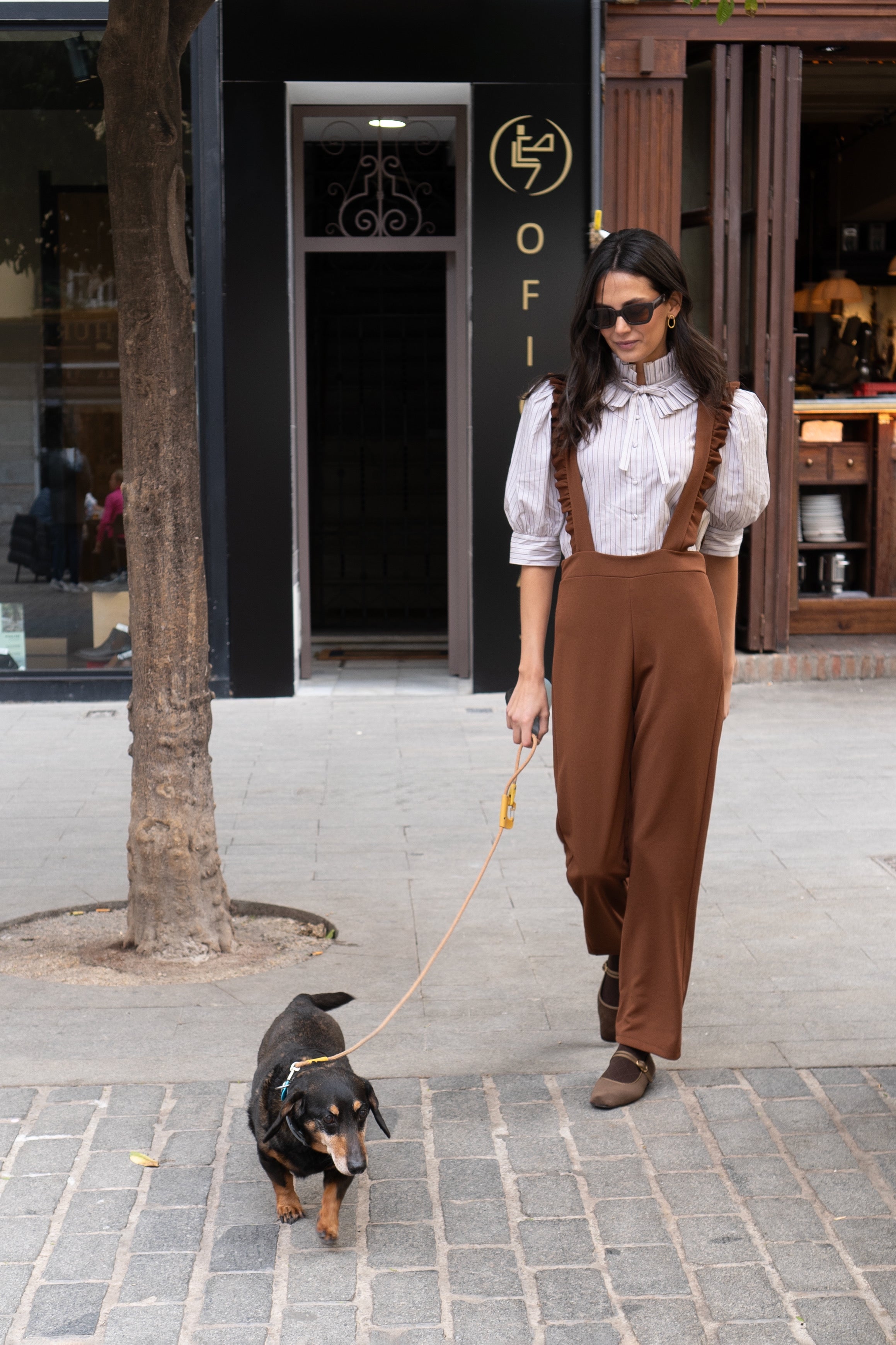 Striped Chocolat Blouse