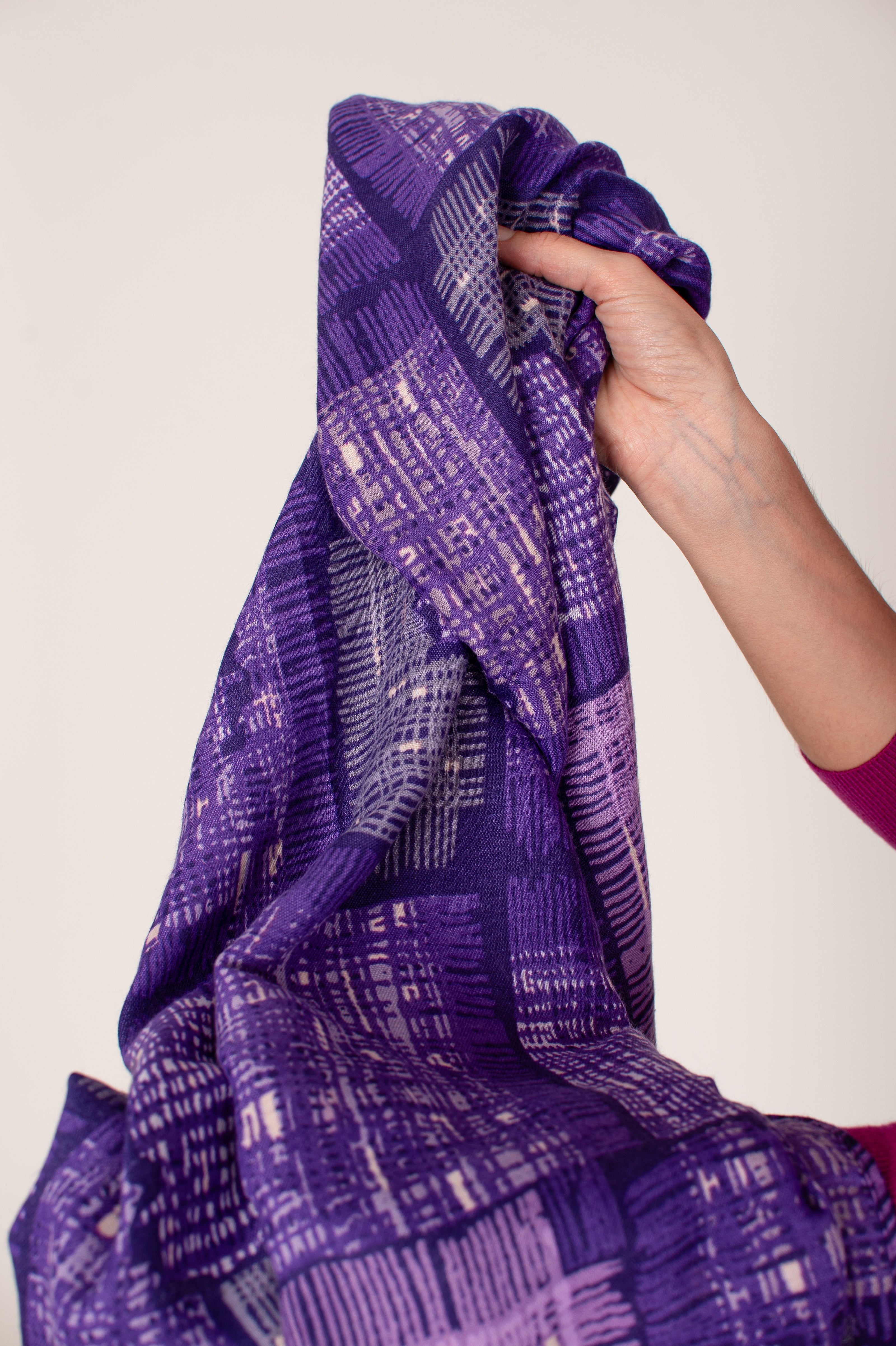 Écharpe Carrés Glitter 