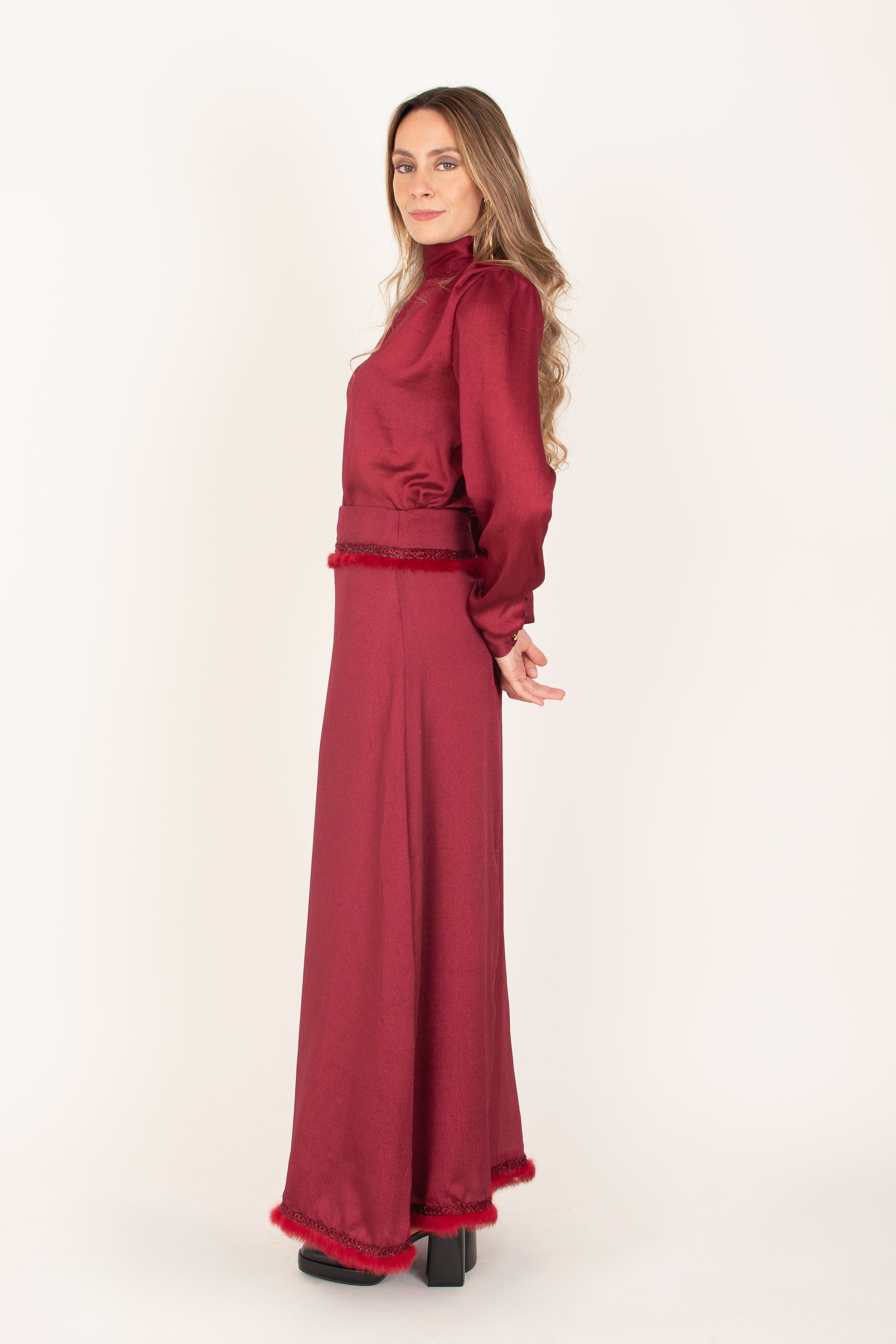 Total Look Red Wine