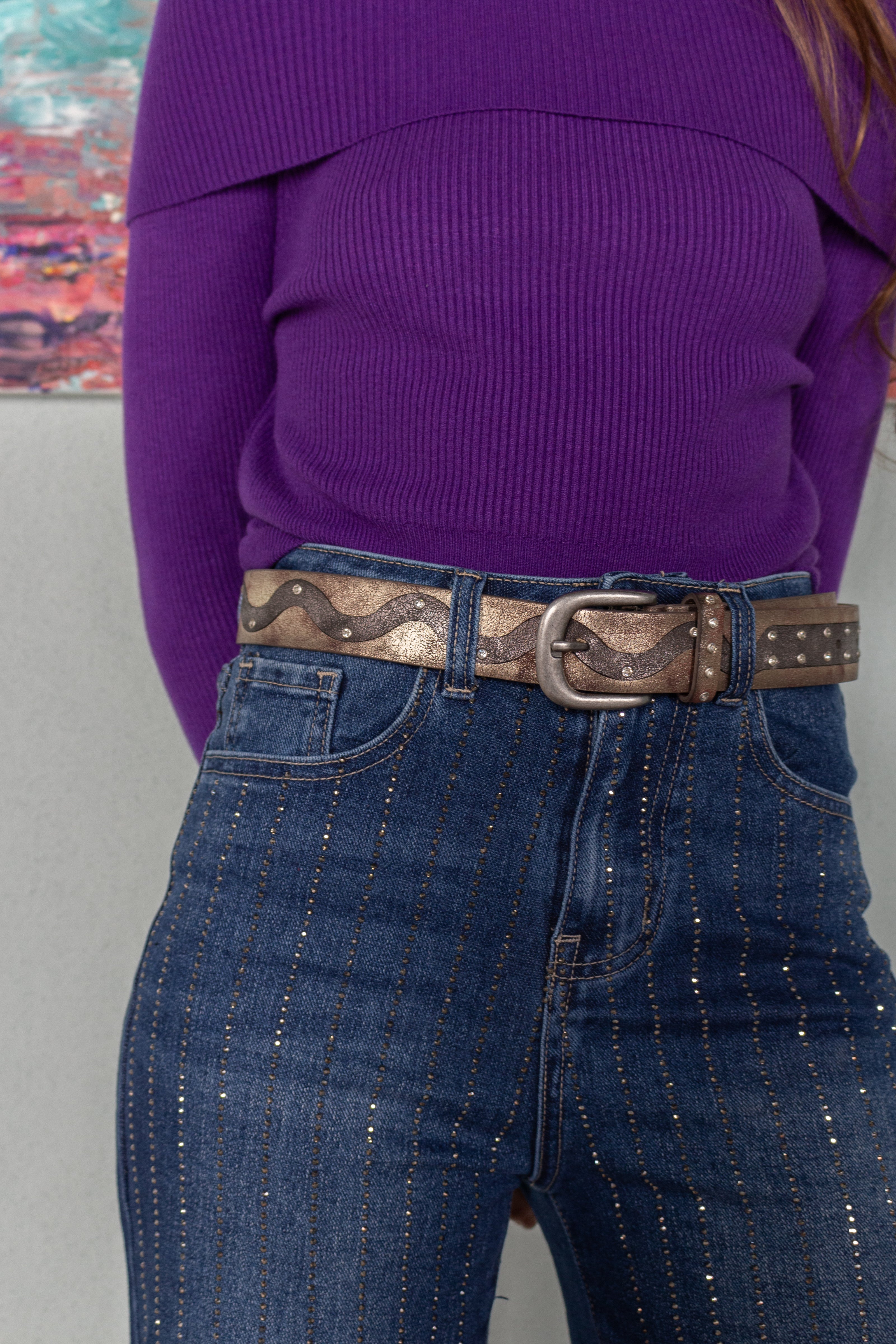 Cinturón Leather Snake (varios colores)