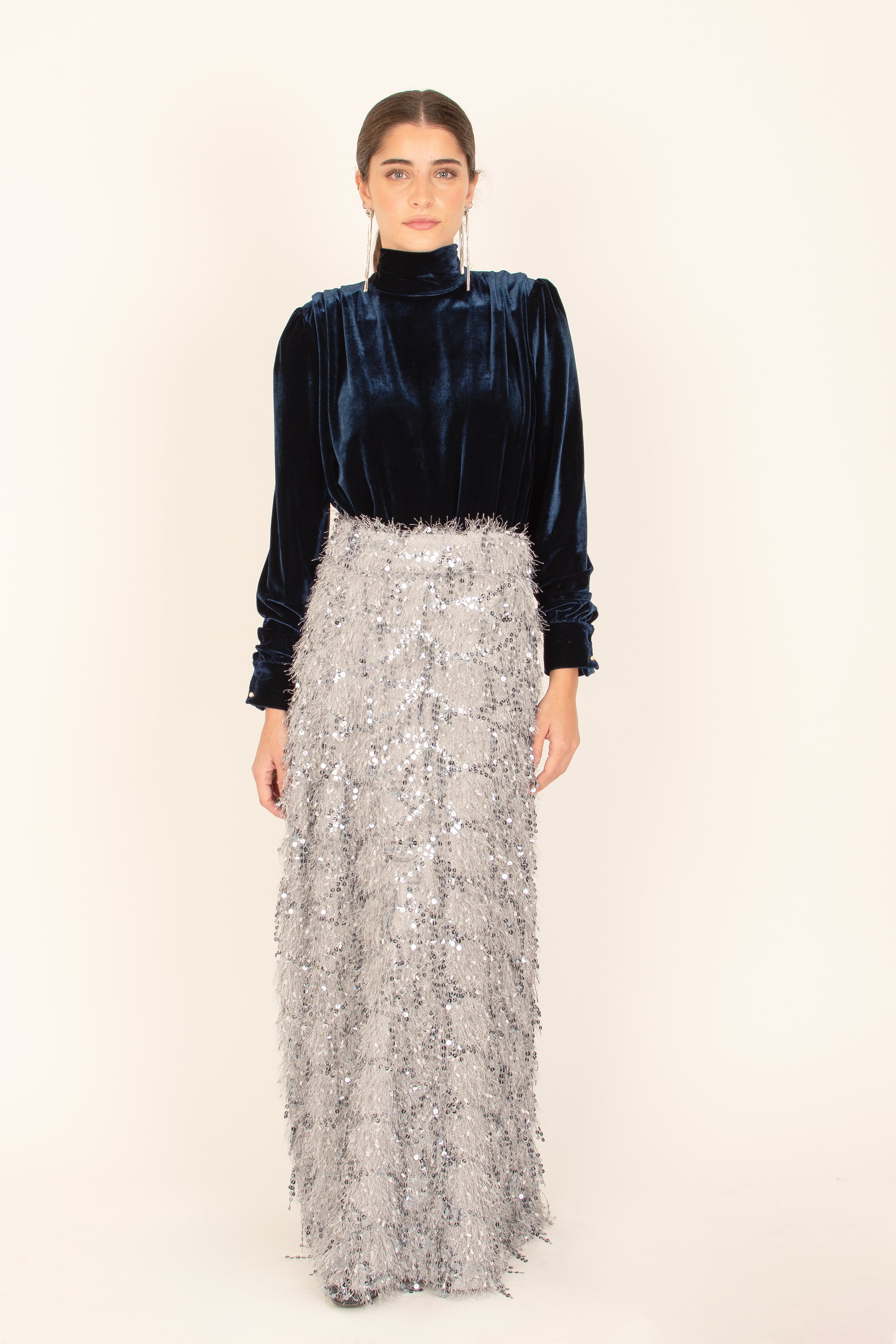 Velvet Marine Blouse