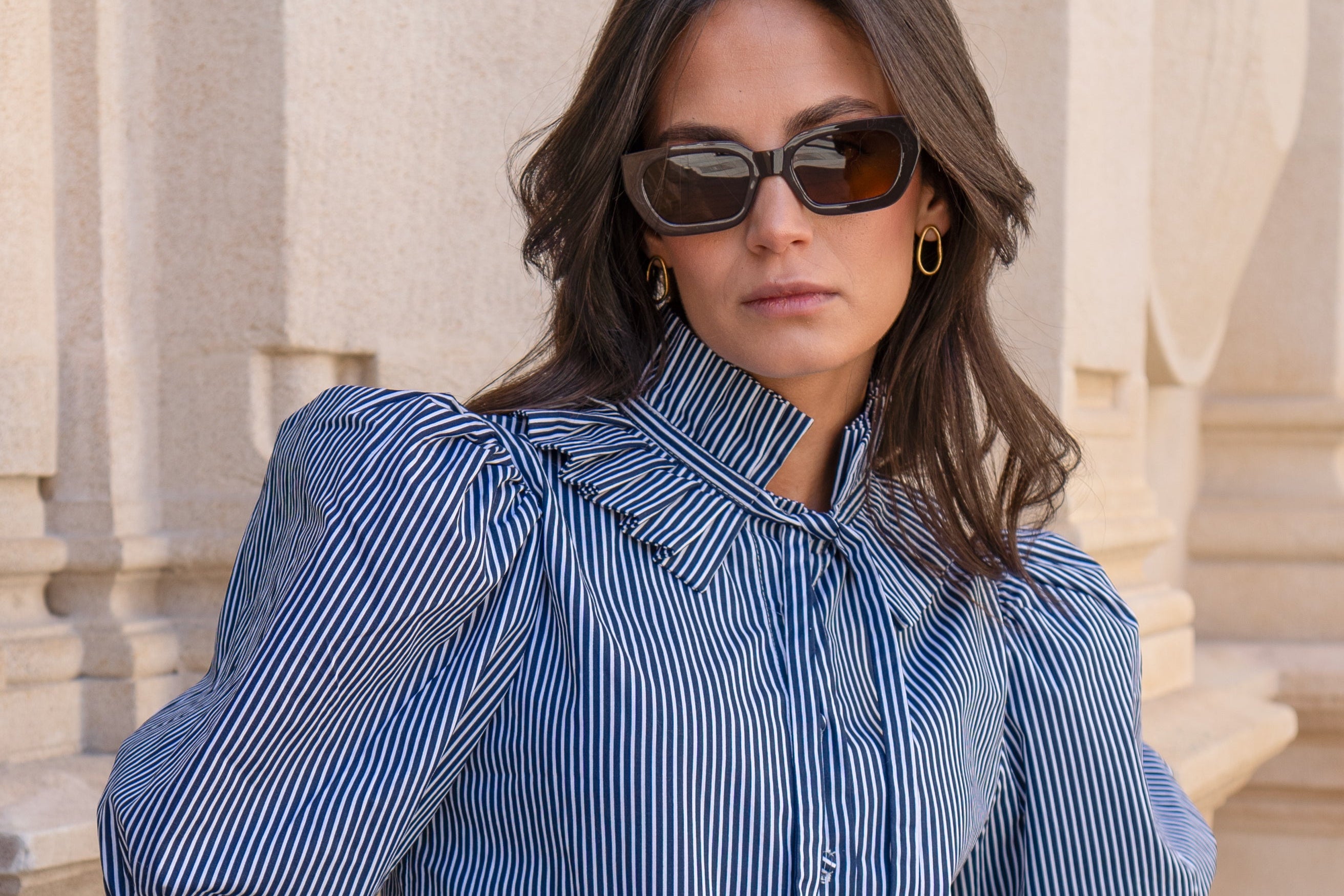Striped Lisbon blouse Marine