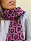 Glitter flowers scarf (various colors)