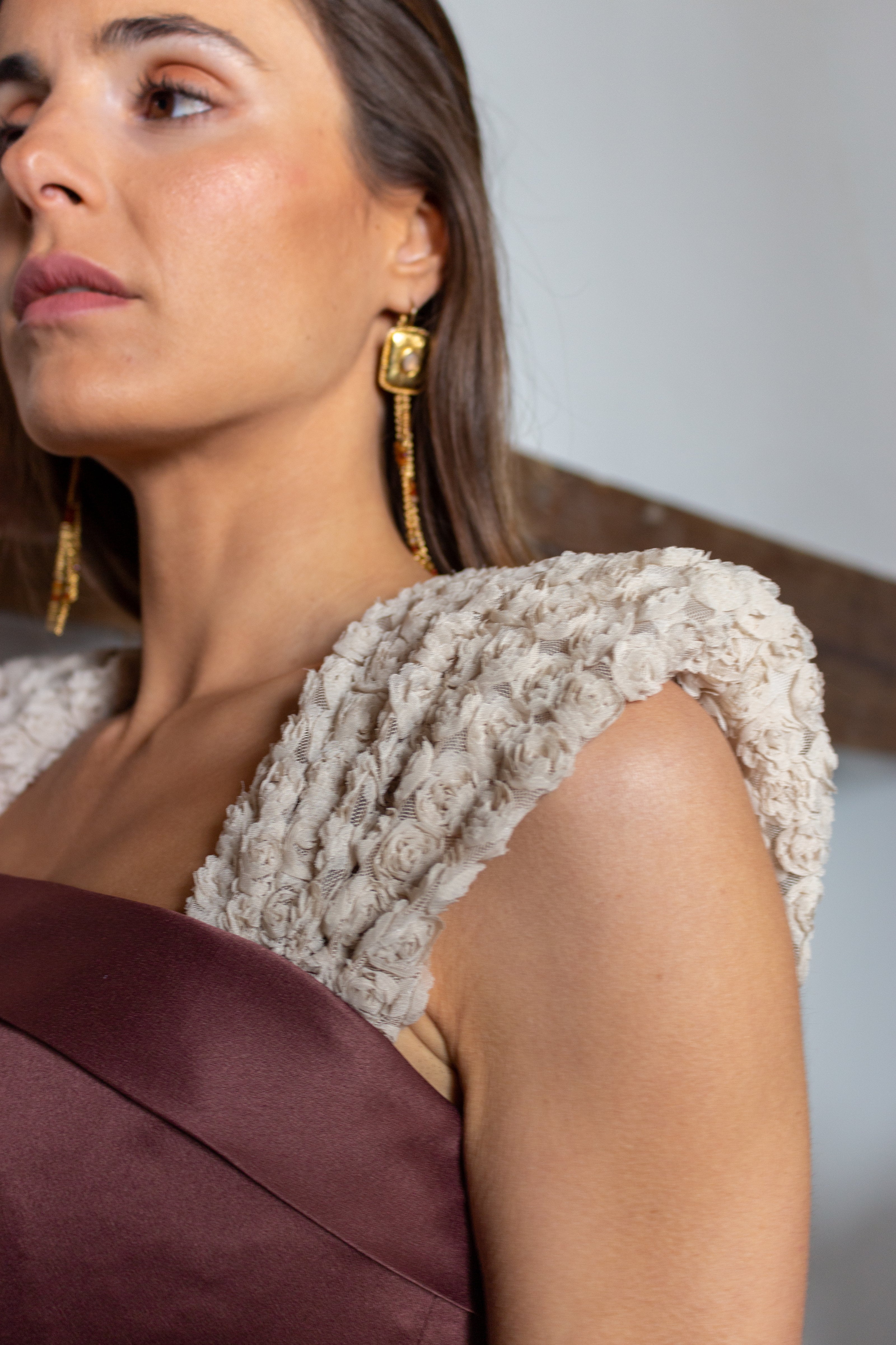 Vestido Abril Marrón