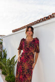 Vestido bubble cutout abullonado