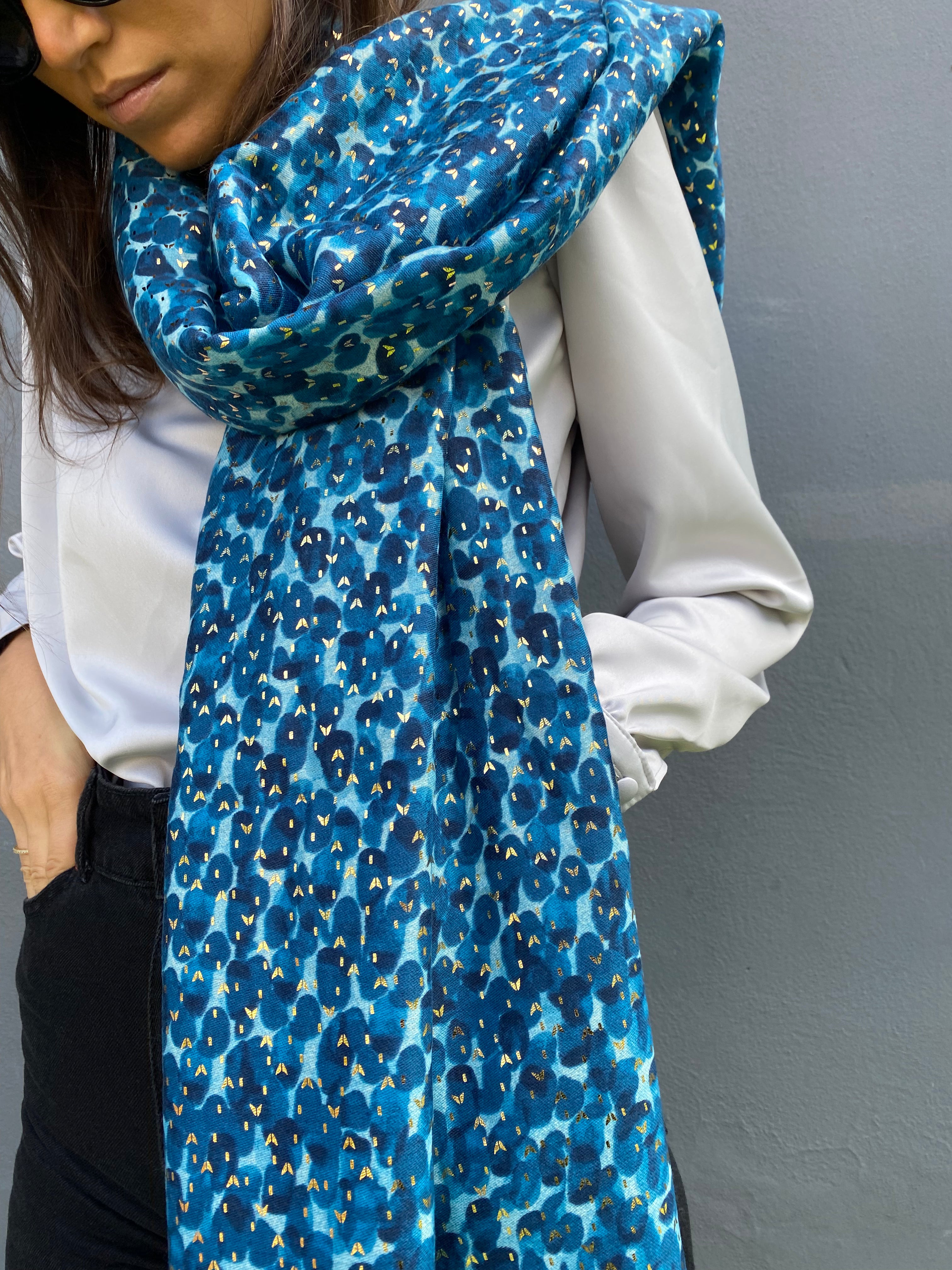 Glitter drops scarf (various colors)